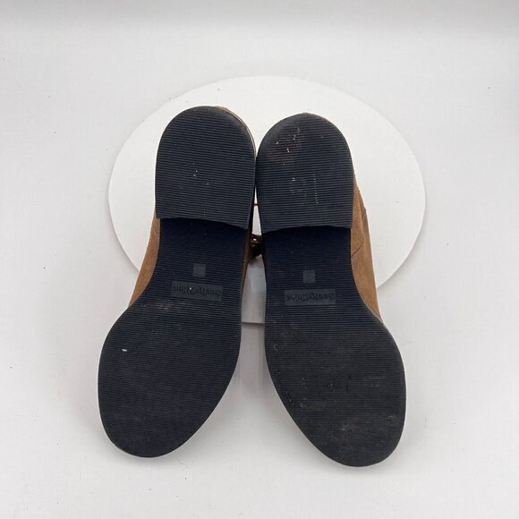 See By Chloe Women Size Eu 39.5 US 9.5 Brown Suede Leather Side Zip Ankle Boot - Picture 11 of 16